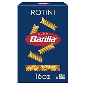 Barilla Rotini Pasta, 16 oz. Box - Non-GMO, Made with Durum Wheat Semolina