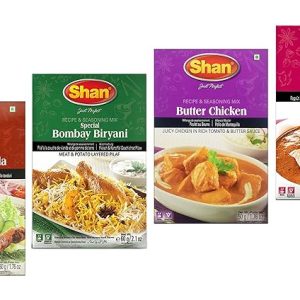 Shan Spices - Variety Combo #1 (Tandoori, Butter Chicken, Bombay Biryani, Nihari)