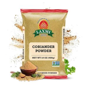 LAXMI Coriander Powder 14 Oz -Non-GMO - Free of Adulterations - Natural Ground Coriander - Premium Quality and High Value